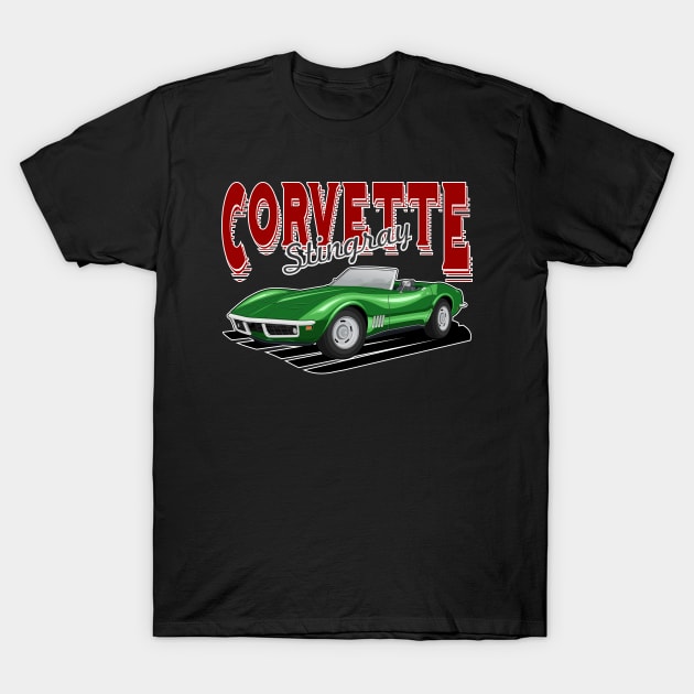 Corvette Stingray T-Shirt by WINdesign